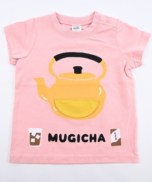 CHEEK ROOM（チークルーム）の「CHEEK ROOM/チークルーム むぎちゃTシャツ（Tシャツ/カットソー・キッズ・オフホワイト/サックスブルー・80ｃｍ/110cm/120cm/90cm/130cm/100cm）」の9枚目の写真