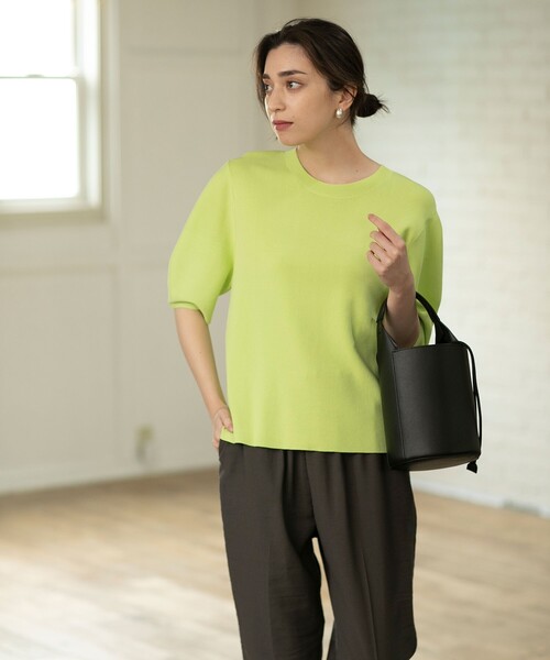 OPAQUE.CLIP（オペークドットクリップ）の「◆バケツ型トートバッグ【ポーチ取り外し可】（トートバッグ・レディース・ブラック/キャメル・00）」の8枚目の写真