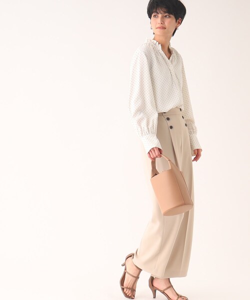 OPAQUE.CLIP（オペークドットクリップ）の「◆バケツ型トートバッグ【ポーチ取り外し可】（トートバッグ・レディース・ブラック/キャメル・00）」の9枚目の写真