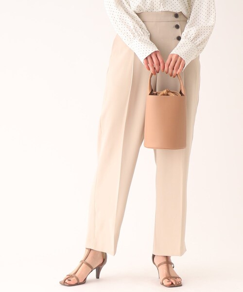 OPAQUE.CLIP（オペークドットクリップ）の「◆バケツ型トートバッグ【ポーチ取り外し可】（トートバッグ・レディース・ブラック/キャメル・00）」の10枚目の写真