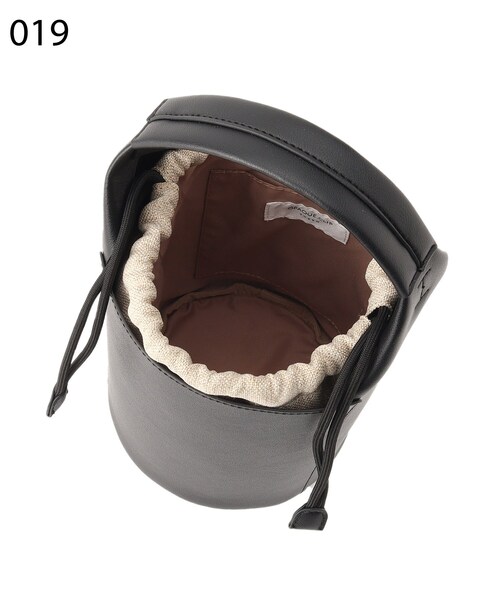 OPAQUE.CLIP（オペークドットクリップ）の「◆バケツ型トートバッグ【ポーチ取り外し可】（トートバッグ・レディース・ブラック/キャメル・00）」の21枚目の写真