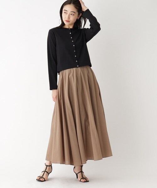 OPAQUE.CLIP（オペークドットクリップ）の「◆【大草直子さんコラボ】スナップボタンカーディガン（カーディガン/ボレロ・レディース・ブラック/ベビーピンク/ホワイト系その他3/ホワイト系・38/40）」の16枚目の写真