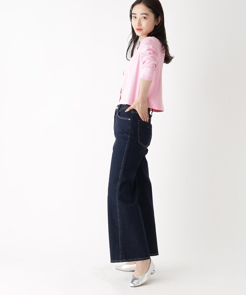 OPAQUE.CLIP（オペークドットクリップ）の「◆【大草直子さんコラボ】スナップボタンカーディガン（カーディガン/ボレロ・レディース・ブラック/ベビーピンク/ホワイト系その他3/ホワイト系・38/40）」の19枚目の写真