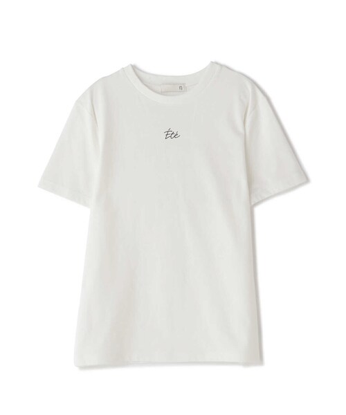 N.(N. Natural Beauty Basic)(エヌエヌナチュラルビューティーベーシック)の「バックプリントロゴTシャツ(Tシャツ/カットソー・レディース・グレー/ホワイト/ネイビー・MEDIUM)」の12枚目の写真