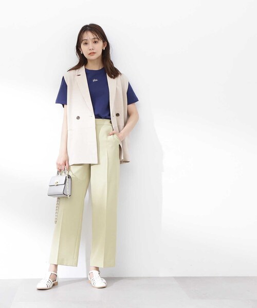 N.(N. Natural Beauty Basic)(エヌエヌナチュラルビューティーベーシック)の「バックプリントロゴTシャツ(Tシャツ/カットソー・レディース・グレー/ホワイト/ネイビー・MEDIUM)」の22枚目の写真