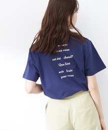 N.（N. Natural Beauty Basic） | バックプリントロゴＴシャツ(Tシャツ/カットソー)