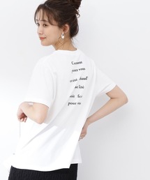 N.（N. Natural Beauty Basic） | バックプリントロゴＴシャツ(Tシャツ/カットソー)