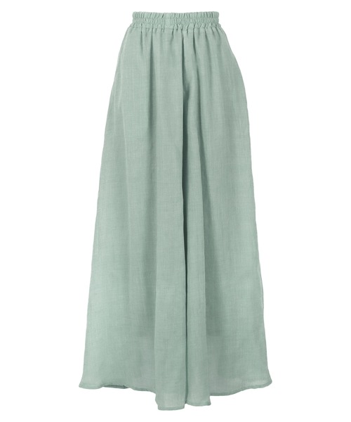 KOBE LETTUCE（コウベレタス）の「イージーケアコットン混ガーゼドレープパンツ（その他パンツ・レディース・チャコール/ネイビー/ブラック/ピンク/グレイッシュベージュ/ブルー/モカ/ラベンダー/ミント/ロイヤルブルー/ブラウン/ピンク系/レッド・1/2）」の18枚目の写真