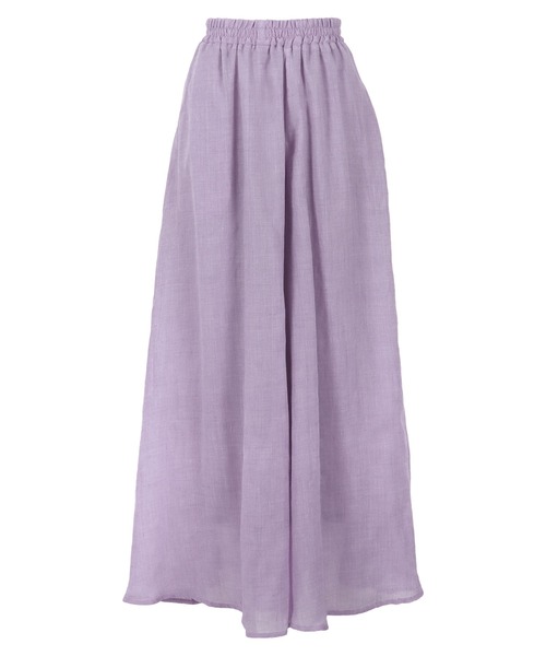 KOBE LETTUCE（コウベレタス）の「イージーケアコットン混ガーゼドレープパンツ（その他パンツ・レディース・チャコール/ネイビー/ブラック/ピンク/グレイッシュベージュ/ブルー/モカ/ラベンダー/ミント/ロイヤルブルー/ブラウン/ピンク系/レッド・1/2）」の19枚目の写真