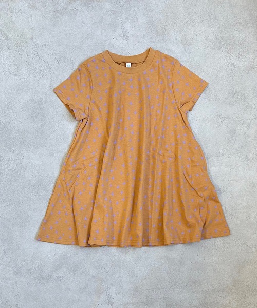 HOGAN RANCH WEAR(ホーガンランチウエア)の「キャンディーペーパーハンソデワンピース(80~140cm)(ワンピース・キッズ・ピンク/グリーン/オレンジ/パープル/ブラック/オフホワイト・80/90/95/100/110/120/130/140)」の6枚目の写真