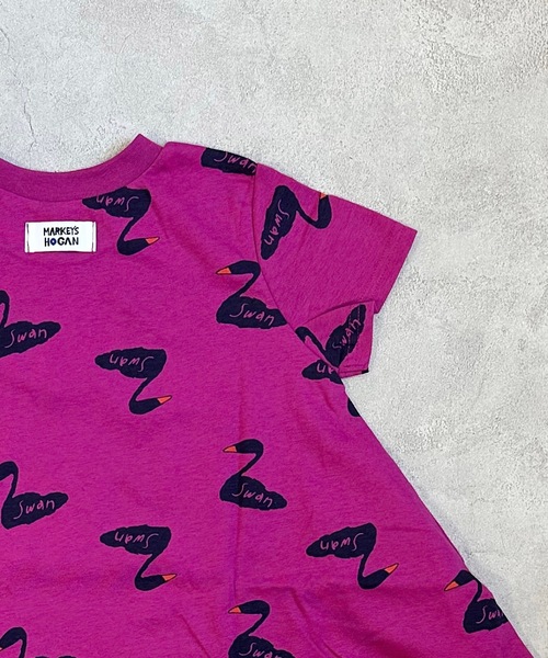 HOGAN RANCH WEAR(ホーガンランチウエア)の「キャンディーペーパーハンソデワンピース(80~140cm)(ワンピース・キッズ・ピンク/グリーン/オレンジ/パープル/ブラック/オフホワイト・80/90/95/100/110/120/130/140)」の10枚目の写真