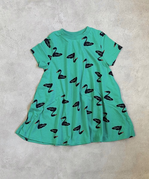 HOGAN RANCH WEAR(ホーガンランチウエア)の「キャンディーペーパーハンソデワンピース(80~140cm)(ワンピース・キッズ・ピンク/グリーン/オレンジ/パープル/ブラック/オフホワイト・80/90/95/100/110/120/130/140)」の16枚目の写真