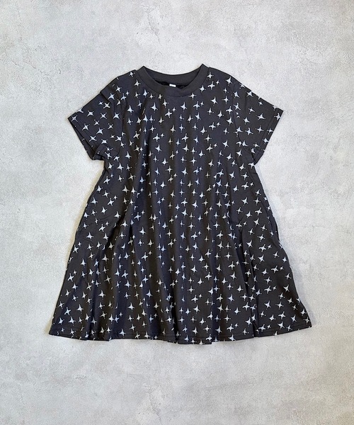 HOGAN RANCH WEAR(ホーガンランチウエア)の「キャンディーペーパーハンソデワンピース(80~140cm)(ワンピース・キッズ・ピンク/グリーン/オレンジ/パープル/ブラック/オフホワイト・80/90/95/100/110/120/130/140)」の18枚目の写真