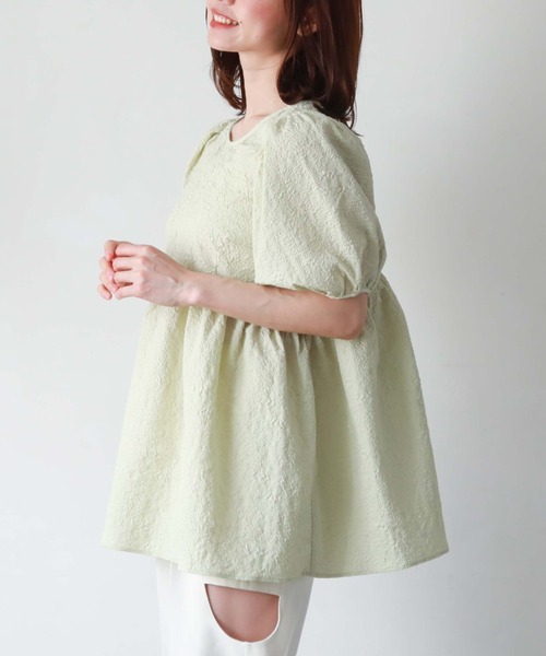 ２ｗａｙエンボスパフスリチュニック