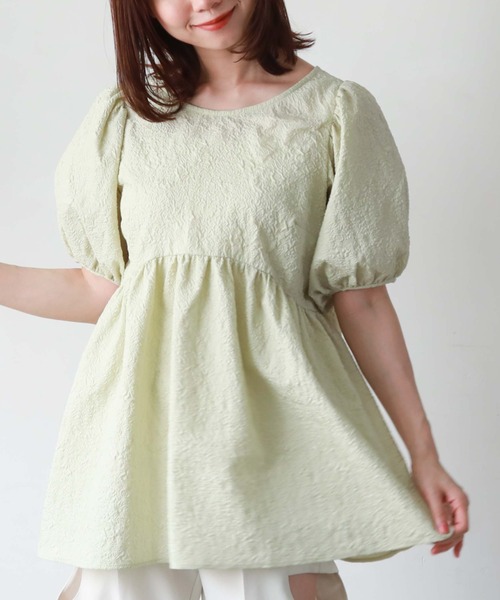 ２ｗａｙエンボスパフスリチュニック