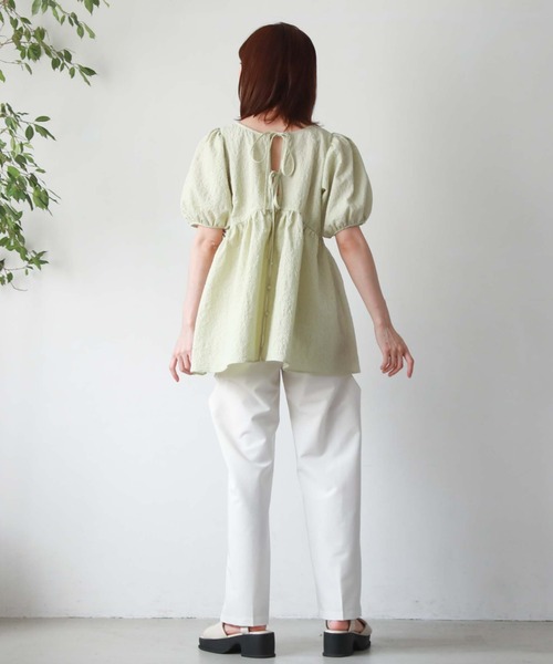 ２ｗａｙエンボスパフスリチュニック