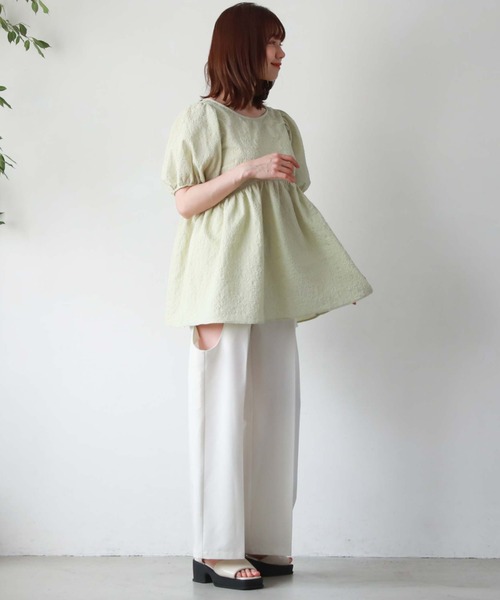 ２ｗａｙエンボスパフスリチュニック