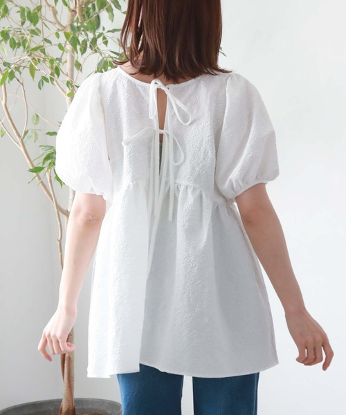 ２ｗａｙエンボスパフスリチュニック