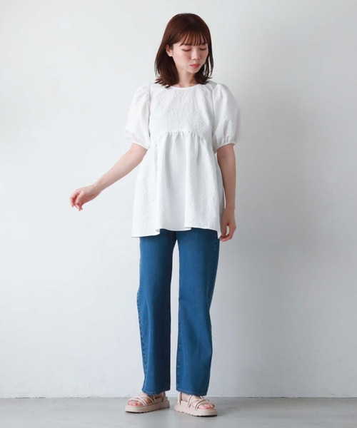 ２ｗａｙエンボスパフスリチュニック