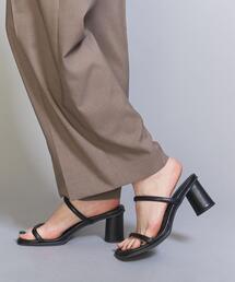 BEAUTY&YOUTH UNITED ARROWS | フェイクレザー2ライン サンダル(サンダル)