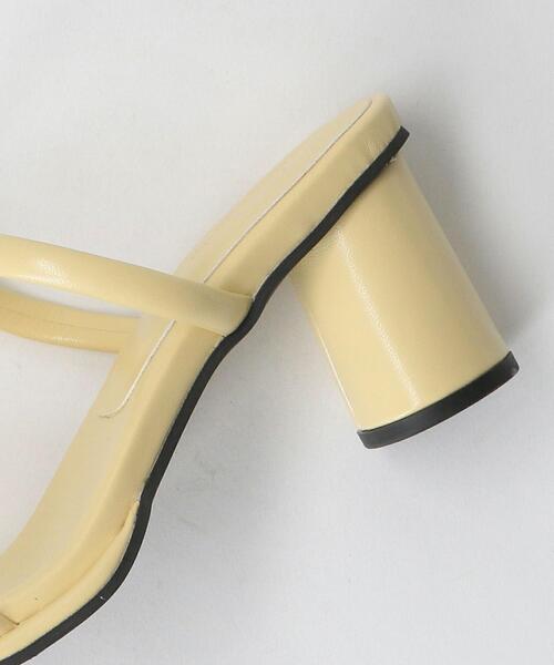 BEAUTY&YOUTH UNITED ARROWS（ビューティーアンドユースユナイテッドアローズ）の「フェイクレザー2ライン サンダル（サンダル・レディース・クリーム/ブラック・36/36h/37/37h）」の9枚目の写真