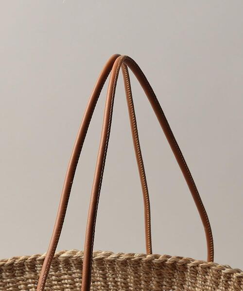 【ほぼ新品】MARCHER マルシェ　丸紐バスケット MARCHER（マルシェ）の「＜MARCHER＞ 丸紐バスケット（かご