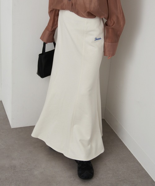 DISCUS（ディスカス）の「【DISCUS】ブラッシュド裏毛マーメイドスカート 3187-6471（スカート・レディース・ホワイト/ライトグレー/ブラック/ブルー・L/M）」の18枚目の写真