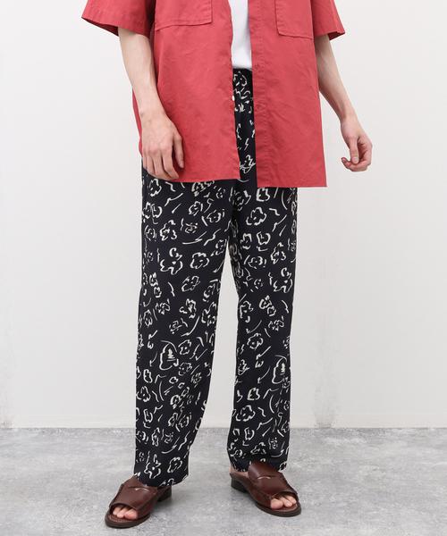 B.C STOCK(ベーセーストック)の「ワイド スリーピングイージーパンツ(その他パンツ・メンズ・ブラック/ブラウン/イエロー・MEDIUM/LARGE)」の1枚目の写真