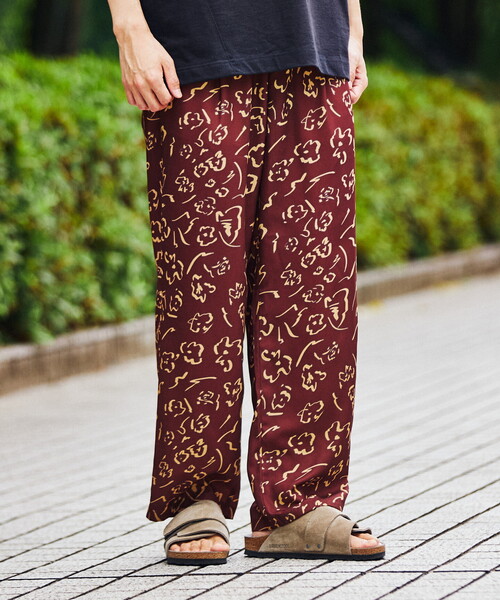 B.C STOCK(ベーセーストック)の「ワイド スリーピングイージーパンツ(その他パンツ・メンズ・ブラック/ブラウン/イエロー・MEDIUM/LARGE)」の10枚目の写真