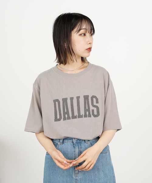 新品　REMI RELIEF/レミレリーフ DALLAS Tシャツ REMI RELIEF/レミレリーフ】DALLAS Tシャツ(BROWN)（Tシャツ