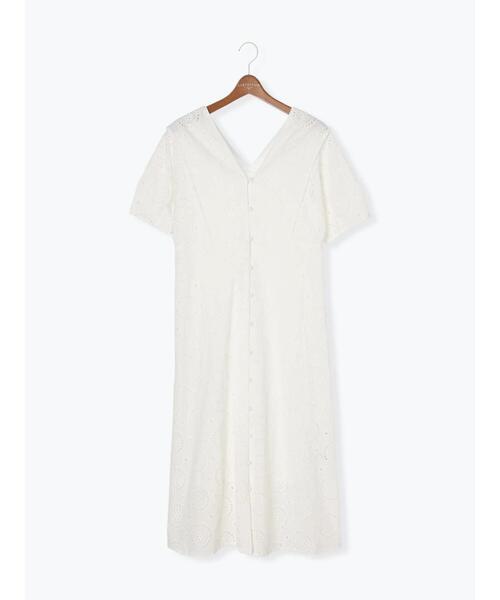 Lugnoncure（ルノンキュール）の「アイレットレースワンピース（ワンピース・レディース・ブラック/オフホワイト/オレンジ・F）」の20枚目の写真