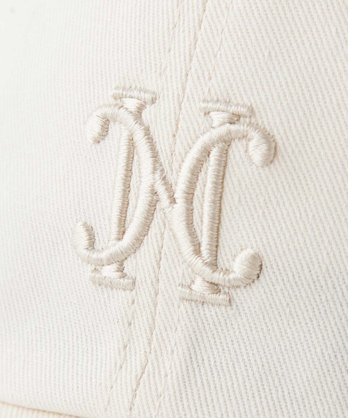 one after another NICE CLAUP（ワンアフターアナザーナイスクラップ）の「ロゴ刺繍キャップ（キャップ・レディース・ブラック/ピンク/アイボリー・FREE）」の6枚目の写真