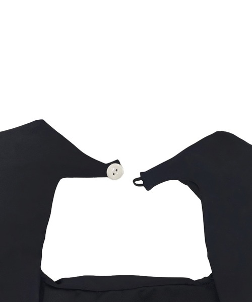 セール】レディース水着 バックオープンスクエアネックオールインワン