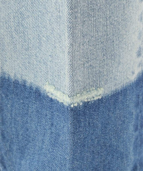 niko and...（ニコアンド）の「[niko and ...JEANS 2023AW]センタープレステーパードパンツ（デニムパンツ・レディース・チャコール/ブルー/ライトブルー・SMALL/MEDIUM/LARGE）」の10枚目の写真