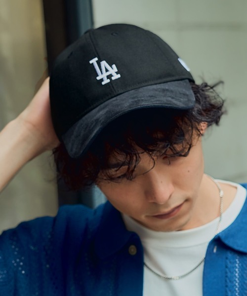RAGEBLUE(レイジブルー)の「【NEW ERA】MLB/スウェードコンビキャップ(キャップ・メンズ・ブラック/キャメル/その他5・FREE)」の8枚目の写真
