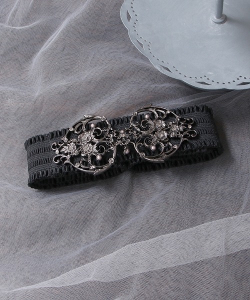 axes femme（アクシーズファム）の「クラシックモチーフゴムベルト