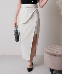 LIPSERVICE | カーブベルトスリットスカート(スカート)