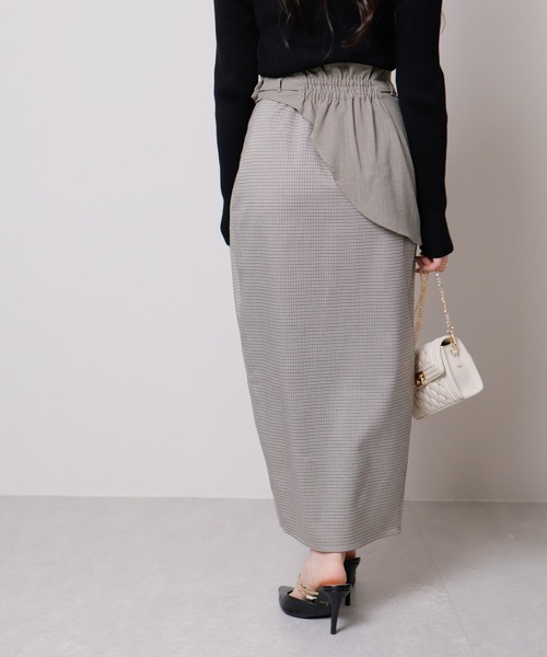 LIPSERVICE(リップサービス)の「カーブベルトスリットスカート(スカート・レディース・その他1/アイボリー/ブラック・S/M)」の11枚目の写真