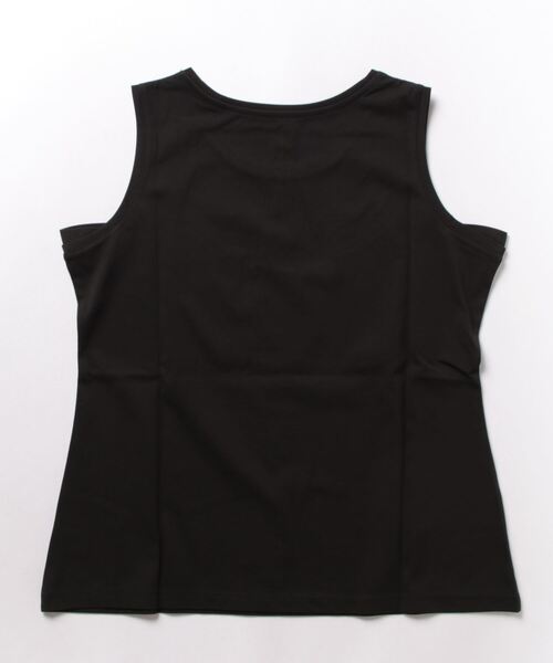 BELLUNA（ベルーナ）の「汗ジミ対策！美人顔タンクトップ（タンクトップ・レディース・ブラック/ブルーグレー/オフホワイト・MEDIUM/X-LARGE/LARGE）」の15枚目の写真