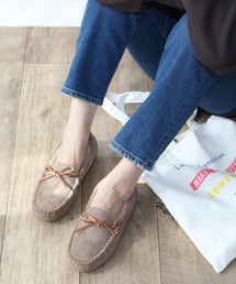 フェイクファーモカシン【低反発スポンジ入り】