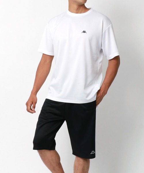 Kappa(カッパ)の「kappa/カッパ ドライ DRY 速乾 半袖Tシャツ×ハーフパンツ セットアップ 上下セット(ルームウェア/パジャマ・メンズ・グレー系その他/ブルー系その他2/グレー/ブルー/ホワイト/ホワイト系その他/ネイビー/ブルー系その他・M/L/LL/3L)」の10枚目の写真