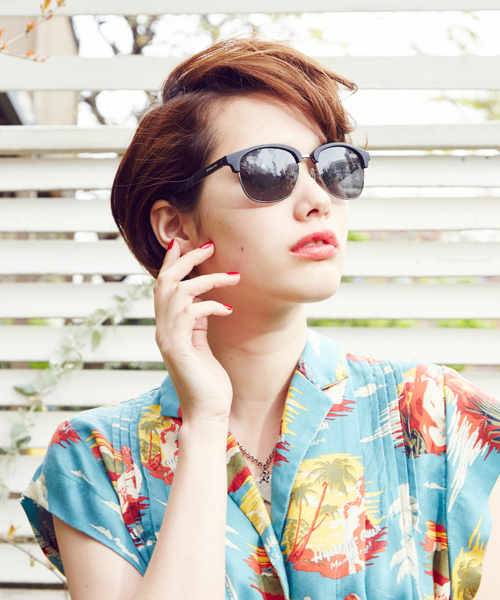 HYSTERIC GLAMOUR（ヒステリックグラマー）の「Polaroid×HYSTERIC/FLAMIN HYSTERICサングラス（サングラス・メンズ・ベージュ系その他・FREE）」の5枚目の写真