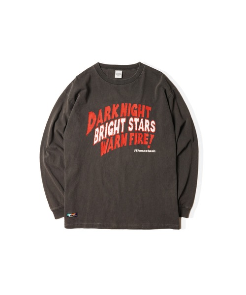 MANASTASH(マナスタッシュ)の「MANASTASH/マナスタッシュ/ PUMICE L/S TEE DARK NIGHT/パミスロングスリーブTシャツダークナイト(Tシャツ/カットソー・メンズ・ブラック/オレンジ/ホワイト/その他・XL/L/M/2XL)」の11枚目の写真