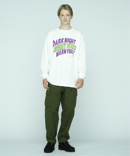 MANASTASH(マナスタッシュ)の「MANASTASH/マナスタッシュ/ PUMICE L/S TEE DARK NIGHT/パミスロングスリーブTシャツダークナイト(Tシャツ/カットソー・メンズ・ブラック/オレンジ/ホワイト/その他・XL/L/M/2XL)」の12枚目の写真