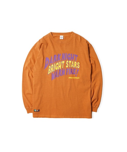 MANASTASH(マナスタッシュ)の「MANASTASH/マナスタッシュ/ PUMICE L/S TEE DARK NIGHT/パミスロングスリーブTシャツダークナイト(Tシャツ/カットソー・メンズ・ブラック/オレンジ/ホワイト/その他・XL/L/M/2XL)」の15枚目の写真