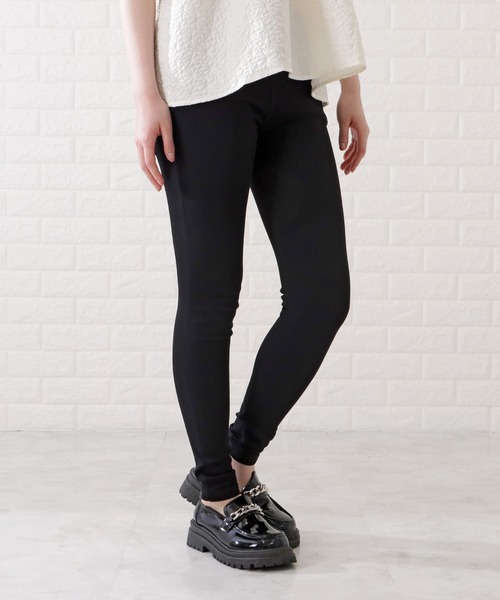 Lace Ladies（レースレディース）の「シンプルストレッチレギンスパンツ（その他パンツ・レディース・ブラック・S/M/XL）」の4枚目の写真