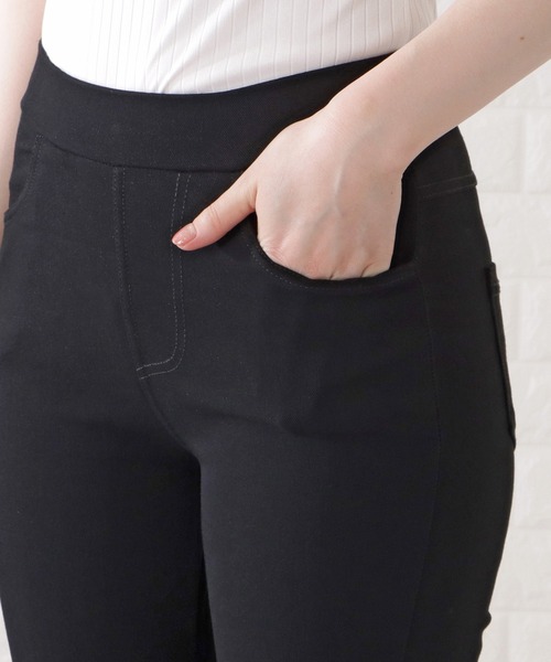 Lace Ladies（レースレディース）の「シンプルストレッチレギンスパンツ（その他パンツ・レディース・ブラック・S/M/XL）」の13枚目の写真