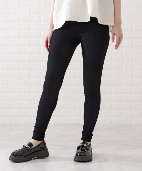 Lace Ladies（レースレディース）の「シンプルストレッチレギンスパンツ（その他パンツ・レディース・ブラック・S/M/XL）」の21枚目の写真