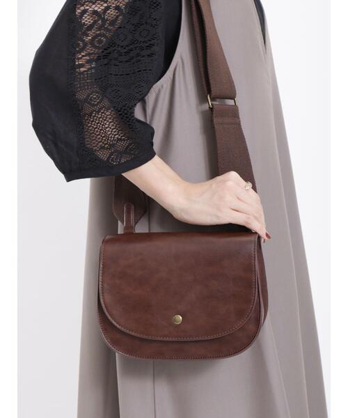 Samansa Mos2（サマンサ モスモス）の「ワイドベルトショルダーバッグ（ハンドバッグ・レディース・ブラウン/ブラック・F）」の6枚目の写真