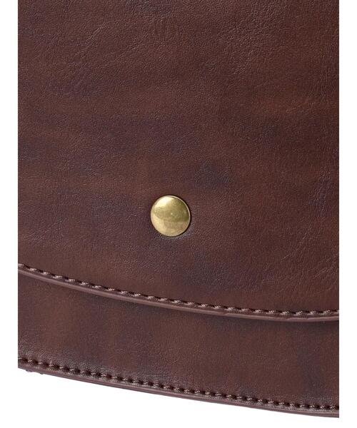 Samansa Mos2（サマンサ モスモス）の「ワイドベルトショルダーバッグ（ハンドバッグ・レディース・ブラウン/ブラック・F）」の19枚目の写真